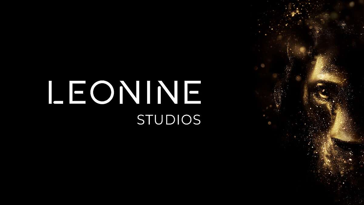 Bild: Logo Leonine Studios mit halbem Löwenkopf und Namen
