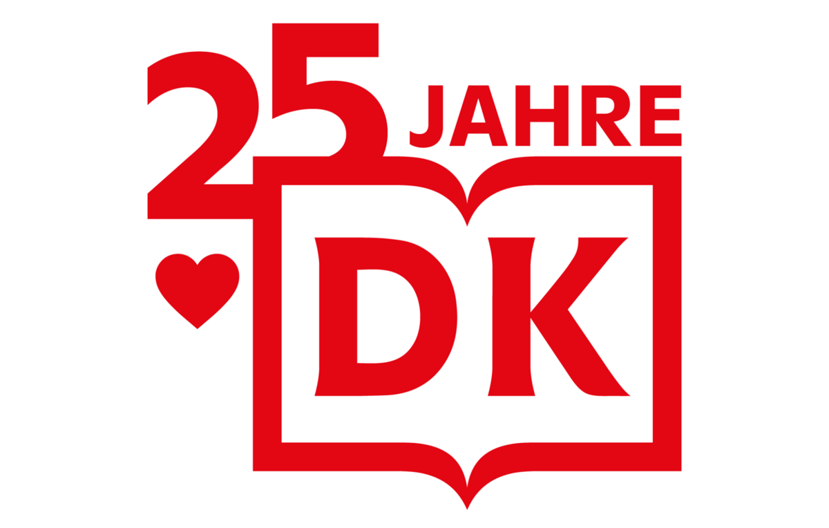 Bild: 25-Jahre Jubiläums-Logo vom deutschen Verlagshaus Dorling Kindersley