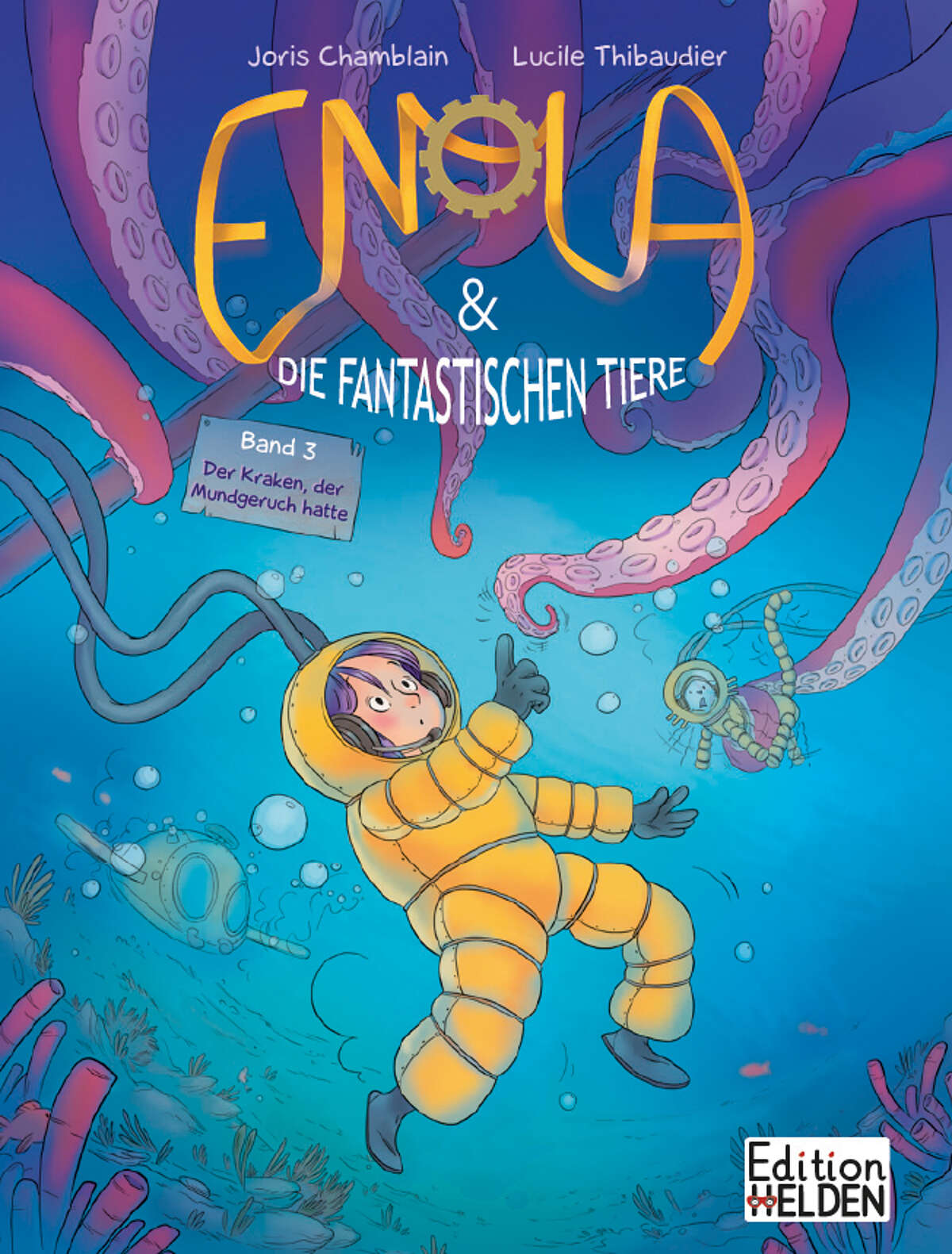 Bild: Buchcover vom Titel Die Fantastischen Tiere vom Verlag Edition Helden
