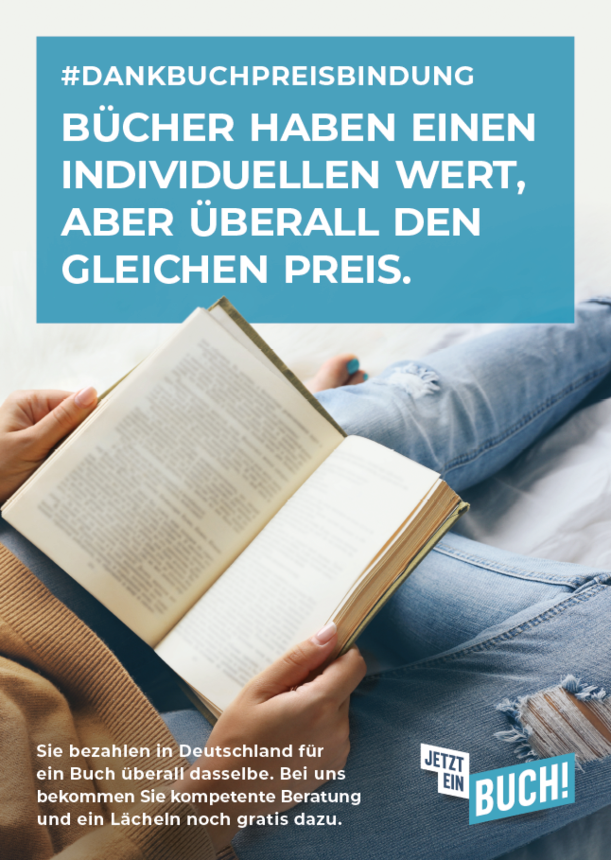 Weiterleitung zu "Jetzt ein Buch"-Werbematerialien und Downloads